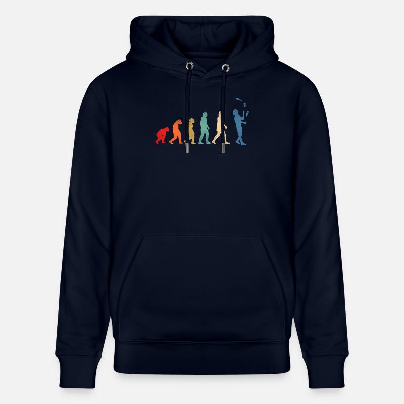 Bartender Mixologist Evolution - Stanley/Stella CRUISER Unisex Organic Hoodie - navy