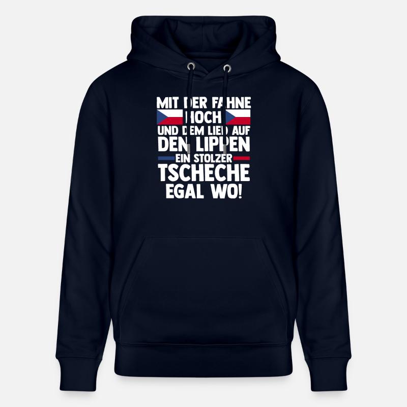Tschechen Tschechisch Tschechien - Stanley/Stella Unisex Bio-Hoodie CRUISER - Navy