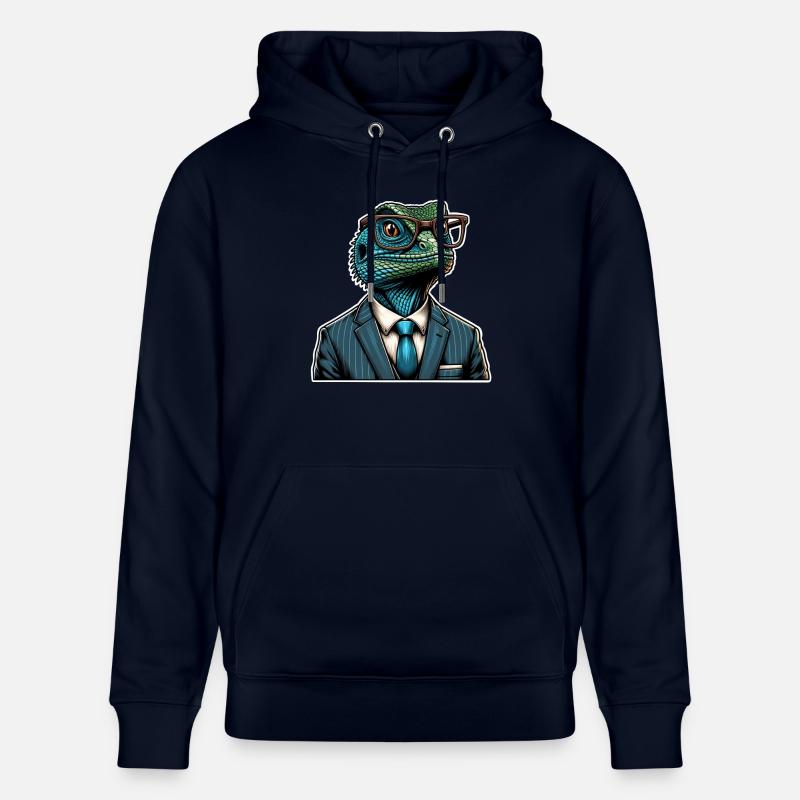 Echsperte Eidechse - Stanley/Stella Unisex Bio-Hoodie CRUISER  - Navy