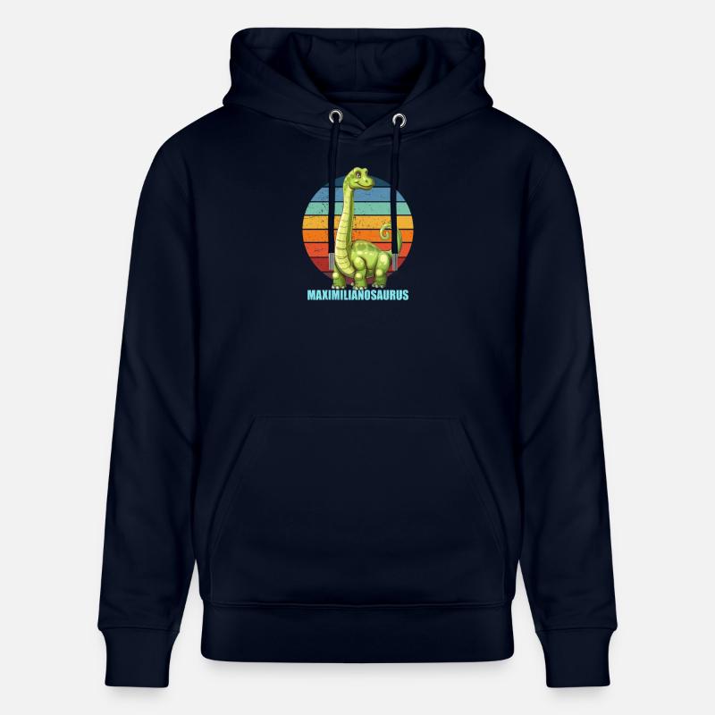 Maximilianosaurus Idée cadeau pour Maximilian - Sweat à capuche bio CRUISER Stanley/Stella Unisexe - marine
