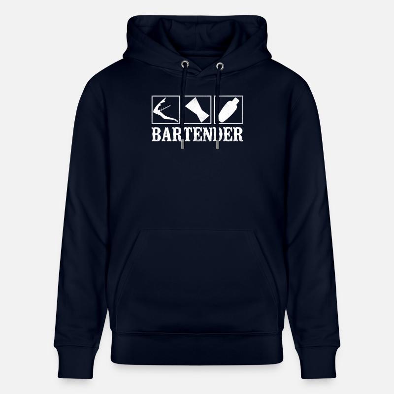 Barman Mixologue Barman - Sweat à capuche bio CRUISER Stanley/Stella Unisexe - marine