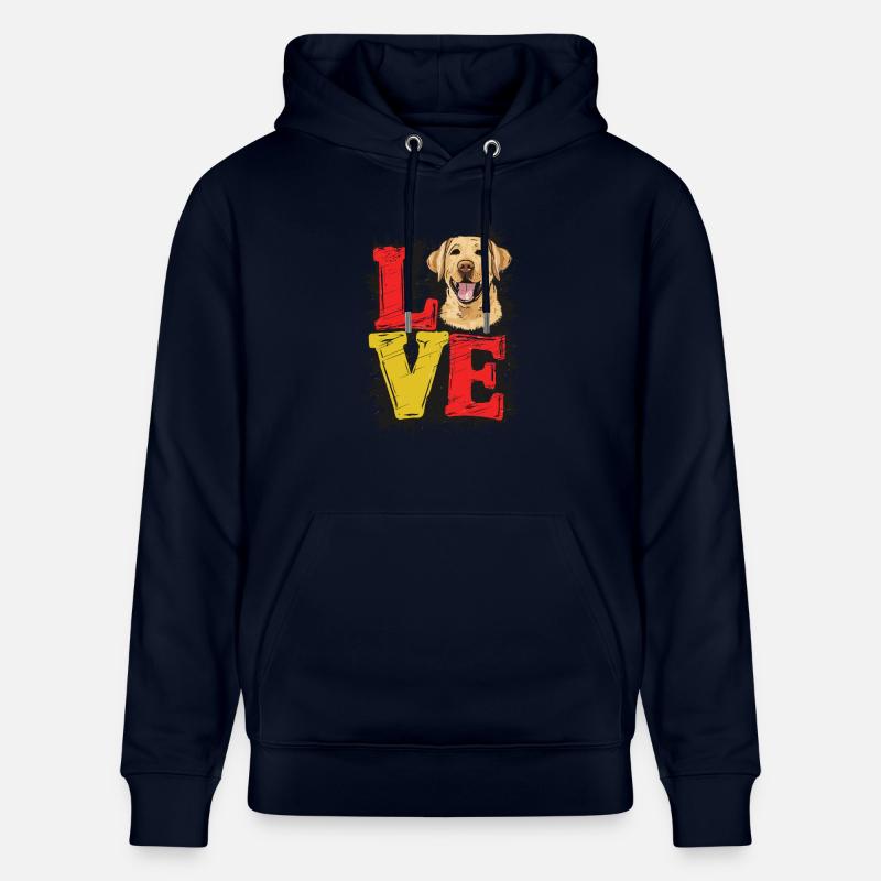 AMOUR Labrador - Sweat à capuche bio CRUISER Stanley/Stella Unisexe - marine
