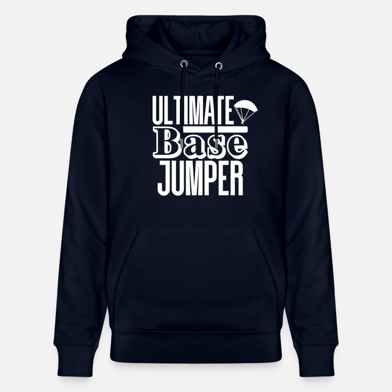 Base Jumping - Stanley/Stella Unisex Bio-Hoodie CRUISER  - Navy