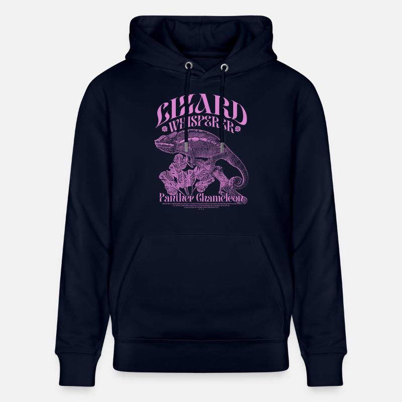 Pantherchamäleon Chamäleon Echsenflüsterer - Stanley/Stella Unisex Bio-Hoodie CRUISER  - Navy