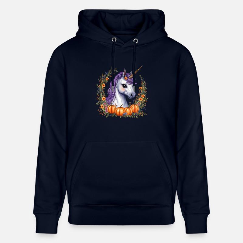 Poney d’Halloween - Sweat à capuche bio CRUISER Stanley/Stella Unisexe - marine