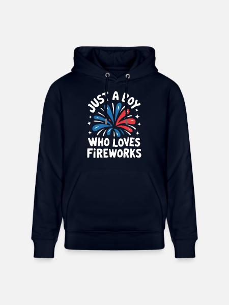Pyrotechnics Fireworks Pyrotechnics - Stanley/Stella CRUISER Unisex Organic Hoodie - navy