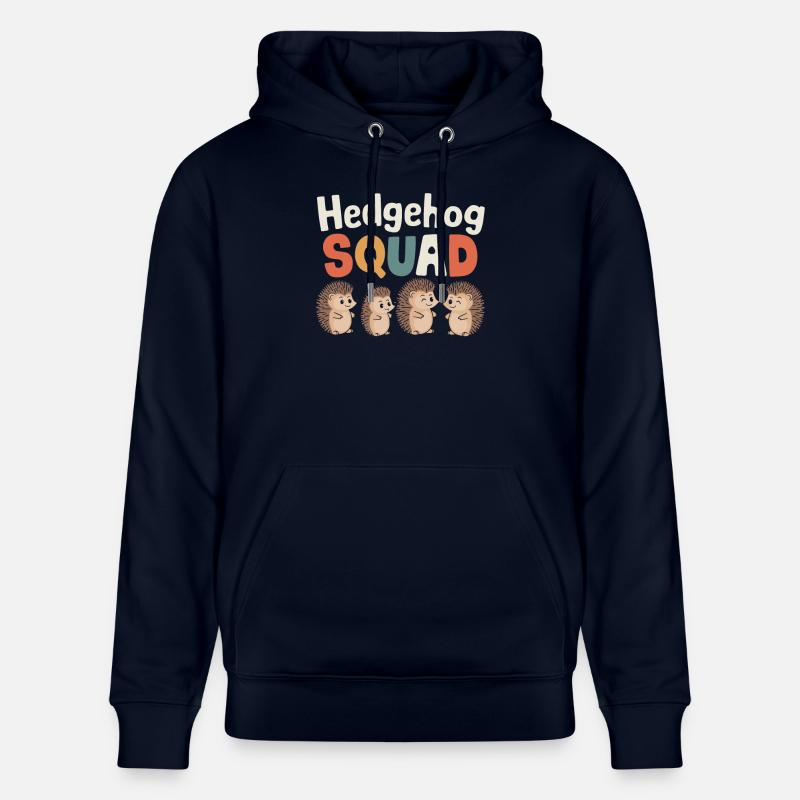Hedgehog Groups conçoit Hedgehog Squad - Sweat à capuche bio CRUISER Stanley/Stella Unisexe - marine