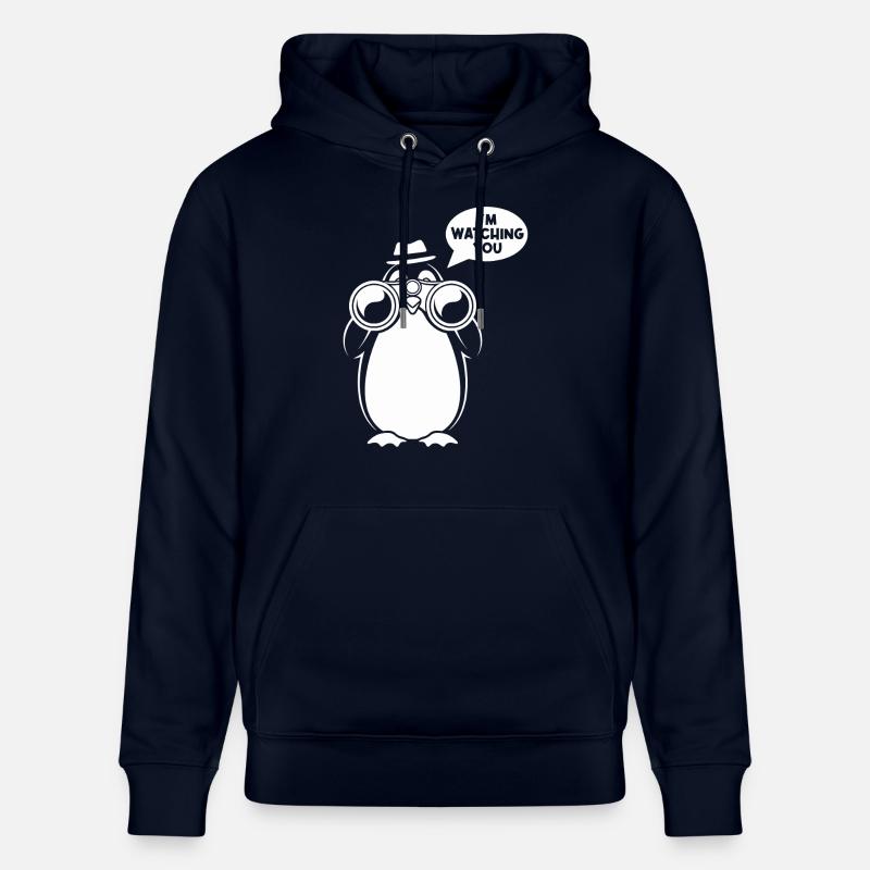 Sarcasme : Je te regarde concevoir - Sweat à capuche bio CRUISER Stanley/Stella Unisexe - marine