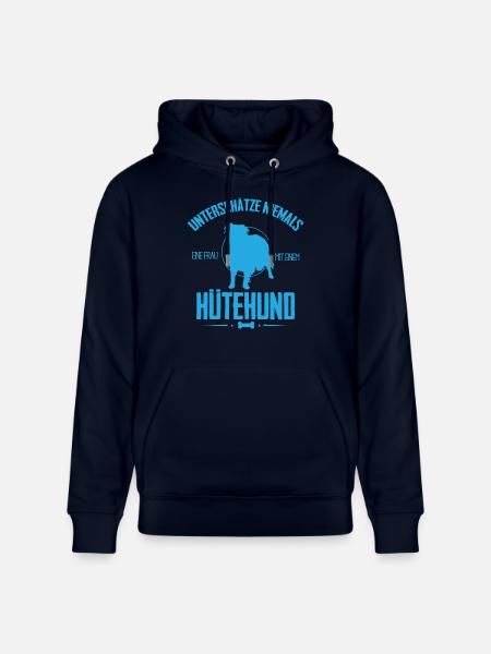 UN Hütehund Shirt - Stanley/Stella Unisex Bio-Hoodie CRUISER  - Navy