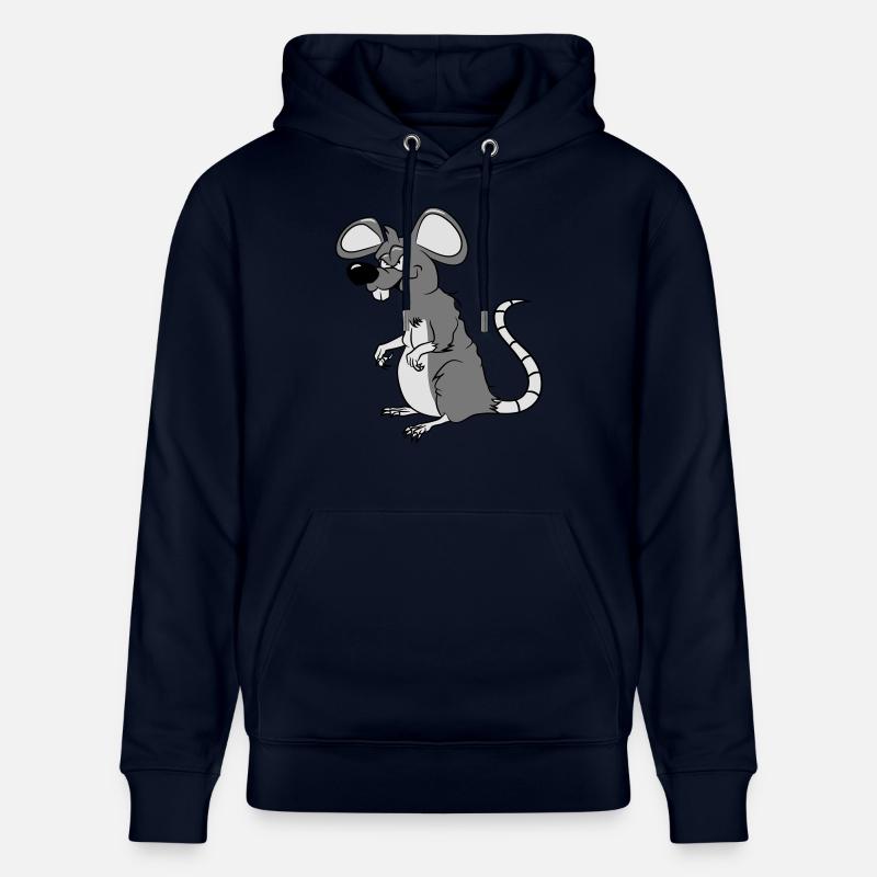 Rat mal drôle cool - Sweat à capuche bio CRUISER Stanley/Stella Unisexe - marine