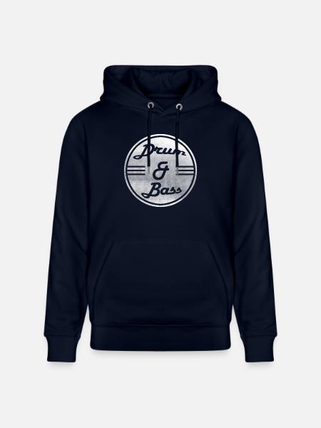 Drum & Bass - Stanley/Stella CRUISER Unisex Organic Hoodie - navy