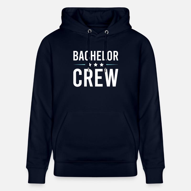 Équipage Bachelor - Sweat à capuche bio CRUISER Stanley/Stella Unisexe - marine