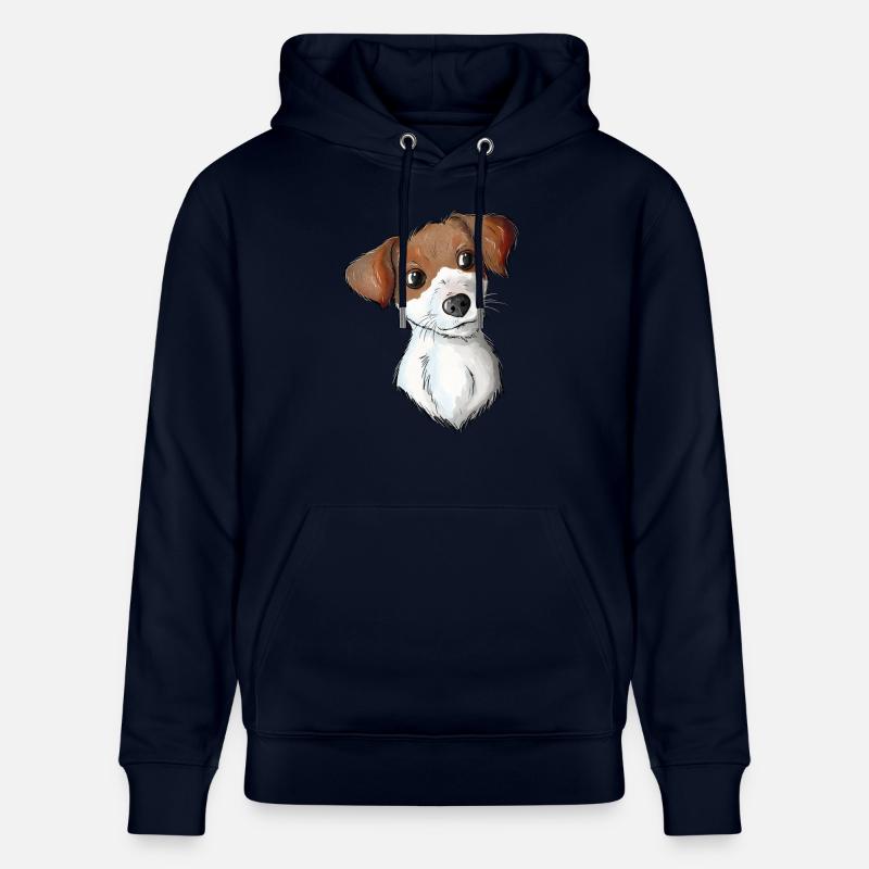 Modèle Jack Russell 9 - Sweat à capuche bio CRUISER Stanley/Stella Unisexe - marine