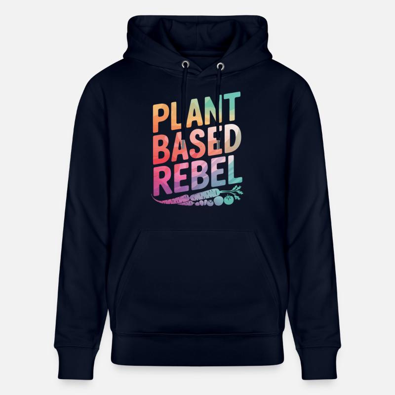 Végétarien Végétalien Végétarien Végétarien - Sweat à capuche bio CRUISER Stanley/Stella Unisexe - marine