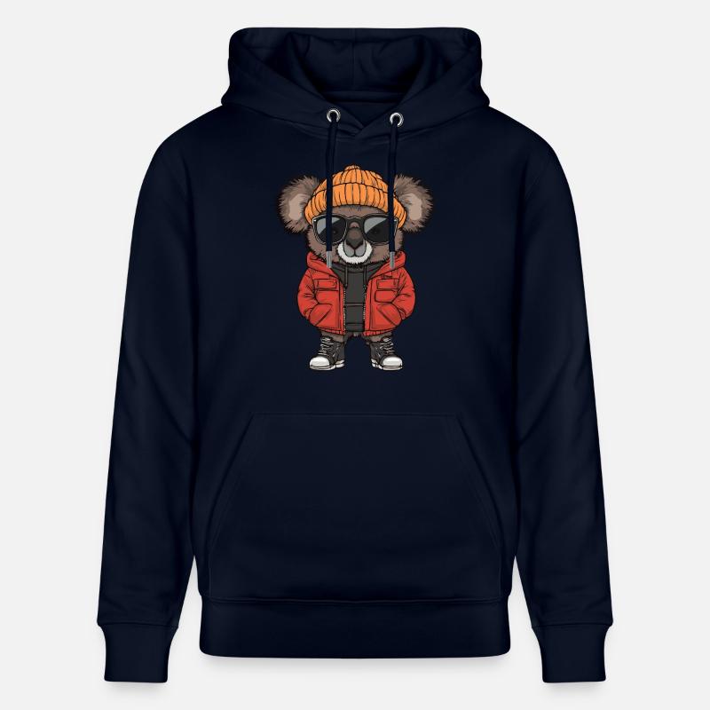 Koala Cool Comic - Stanley/Stella Unisex Bio-Hoodie CRUISER  - Navy