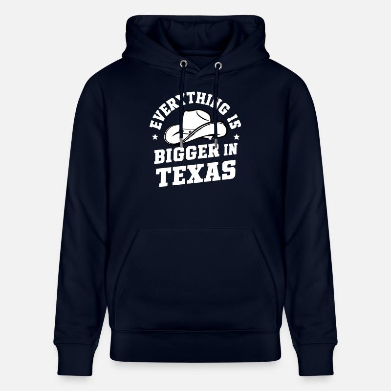 État du Texas Texans Texas - Sweat à capuche bio CRUISER Stanley/Stella Unisexe - marine
