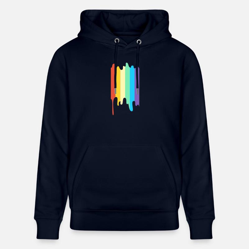 Couleur arc-en-ciel LGBT - Sweat à capuche bio CRUISER Stanley/Stella Unisexe - marine