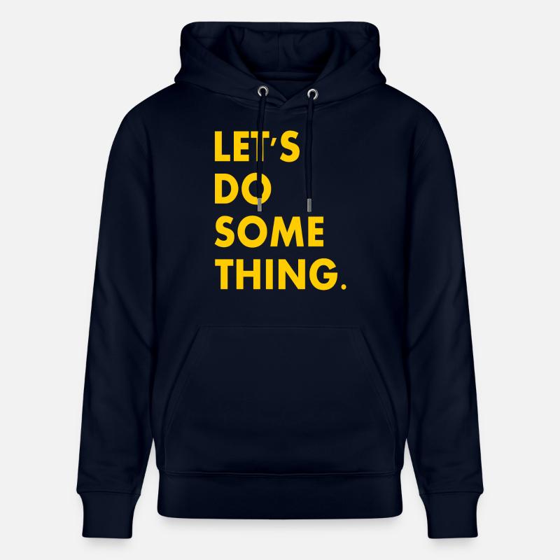 let's do something - Sweat à capuche bio CRUISER Stanley/Stella Unisexe - marine