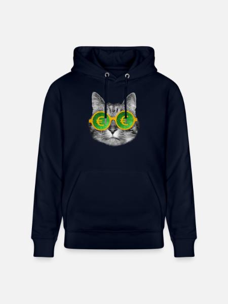 Katzengeldbrille - Stanley/Stella Unisex Bio-Hoodie CRUISER  - Navy