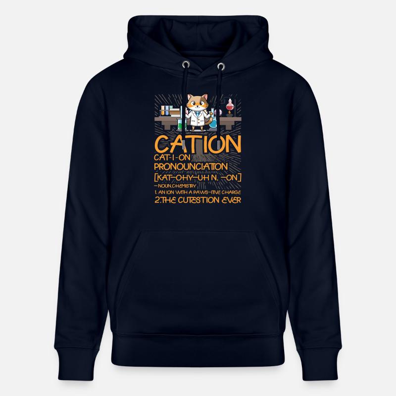Cation - Sweat à capuche bio CRUISER Stanley/Stella Unisexe - marine