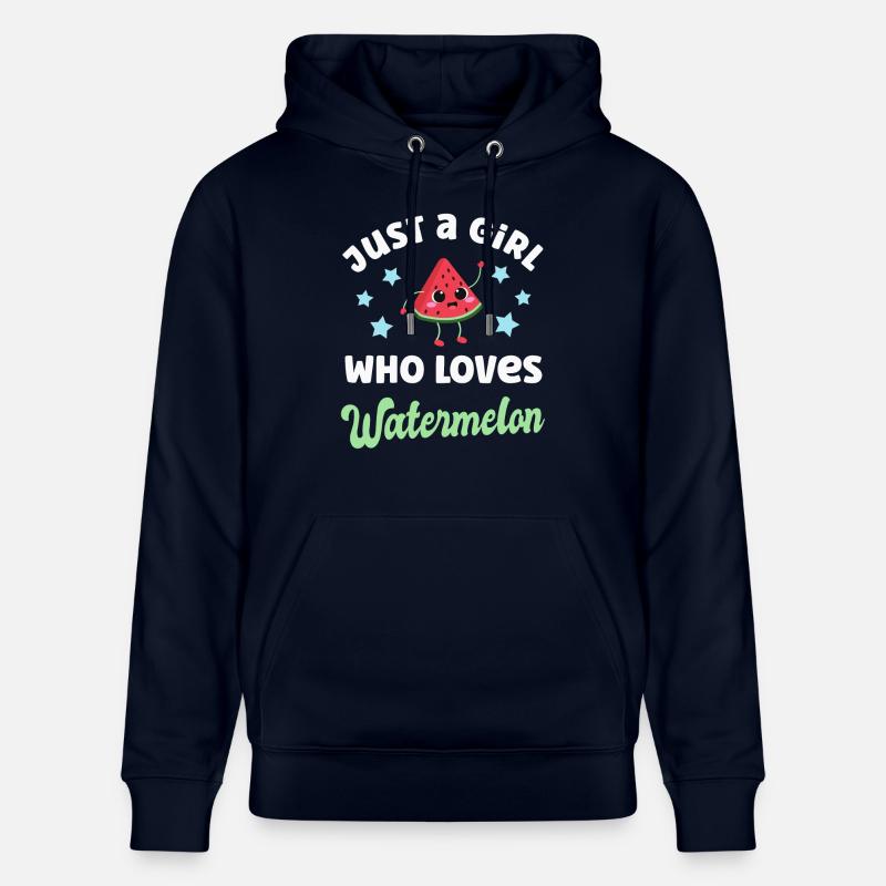 Pastèque Kawaii Melon - Sweat à capuche bio CRUISER Stanley/Stella Unisexe - marine