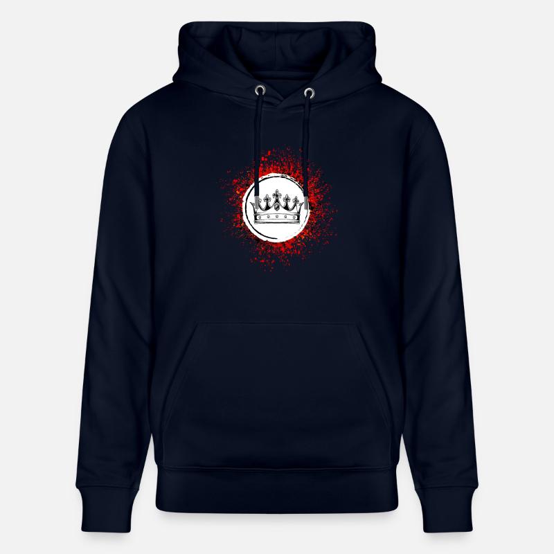 Silhouette de la couronne - Sweat à capuche bio CRUISER Stanley/Stella Unisexe - marine