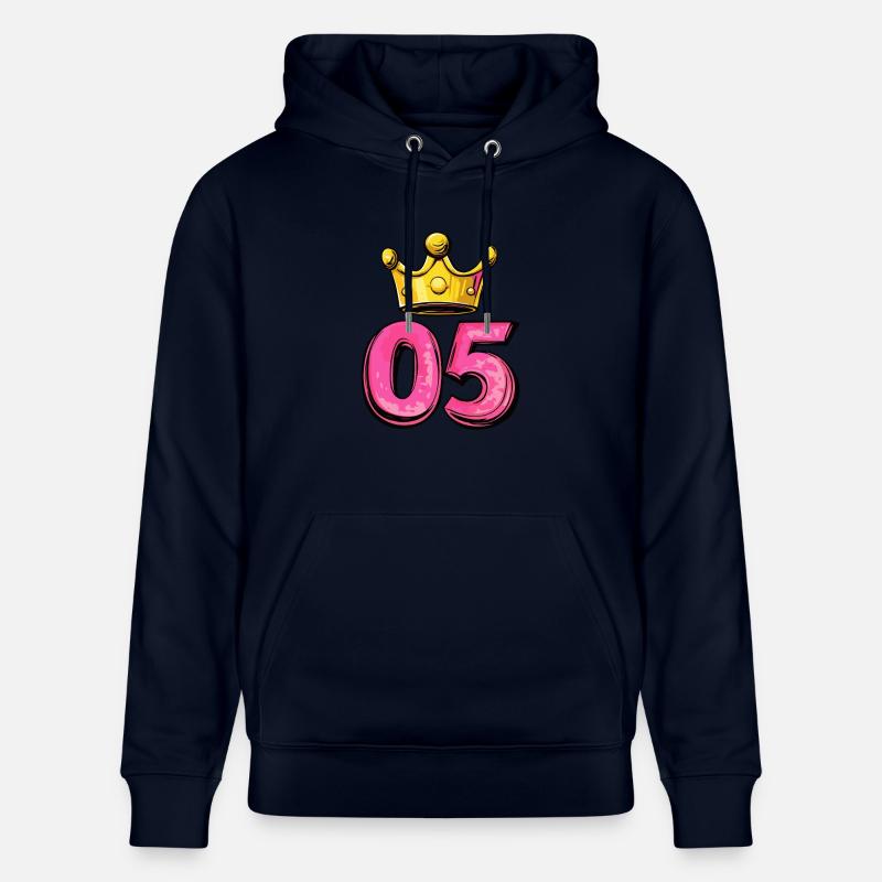 Couronne à 5 chiffres - Sweat à capuche bio CRUISER Stanley/Stella Unisexe - marine