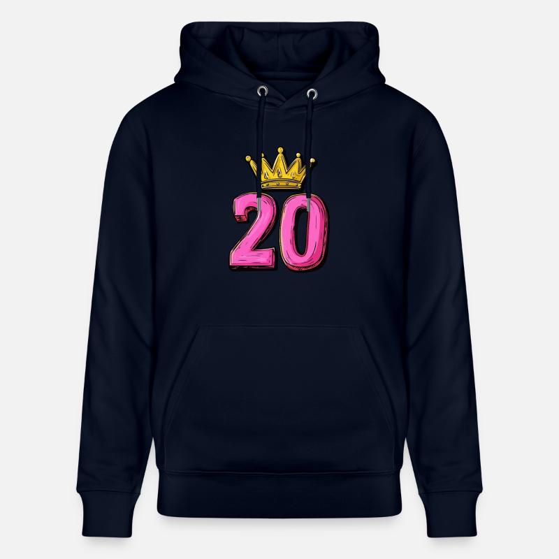 Couronne à 20 chiffres - Sweat à capuche bio CRUISER Stanley/Stella Unisexe - marine
