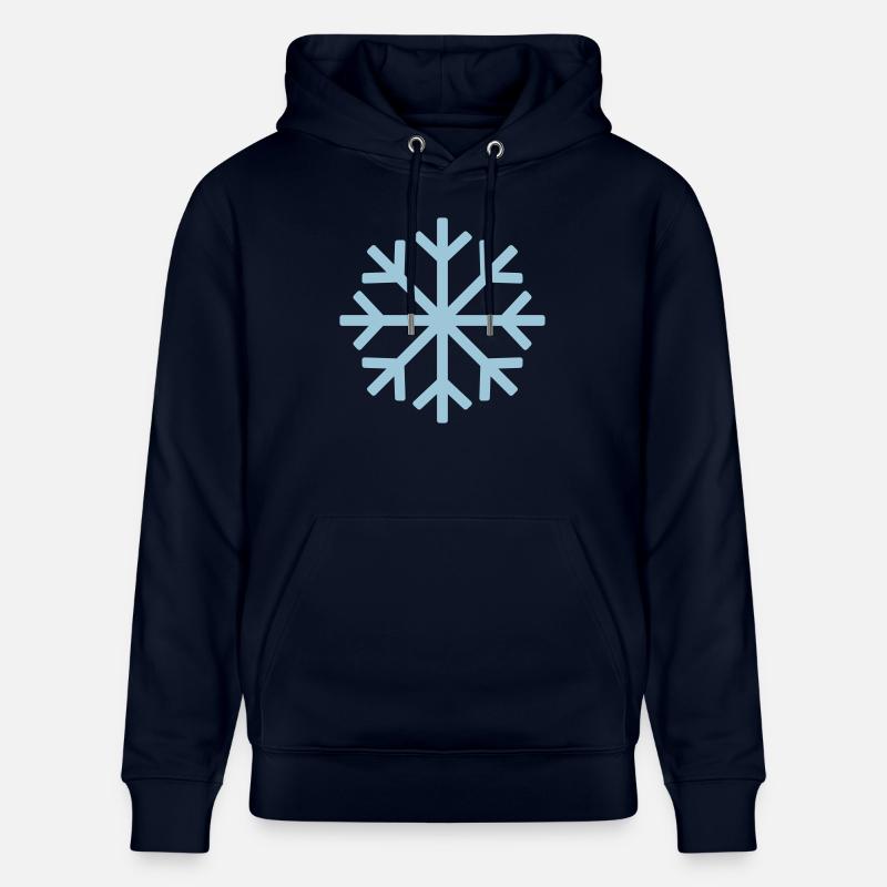 flocon de neige 2 - Sweat à capuche bio CRUISER Stanley/Stella Unisexe - marine