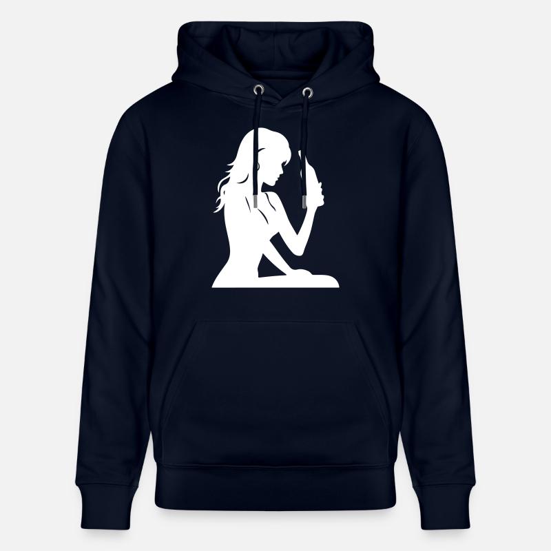 Épouse Poule Bouteille Bride - Sweat à capuche bio CRUISER Stanley/Stella Unisexe - marine