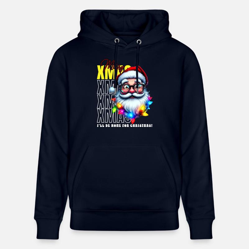Noël Joyeux Noël Saint-Nicolas - Sweat à capuche bio CRUISER Stanley/Stella Unisexe - marine