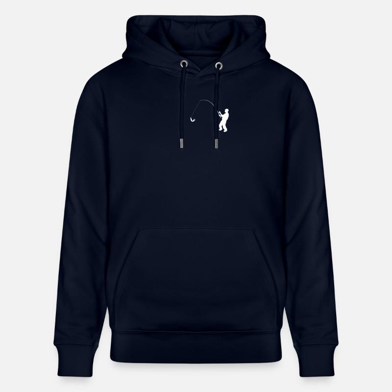 Angler Evolution Pocket Geschenkidee - Stanley/Stella Unisex Bio-Hoodie CRUISER - Navy