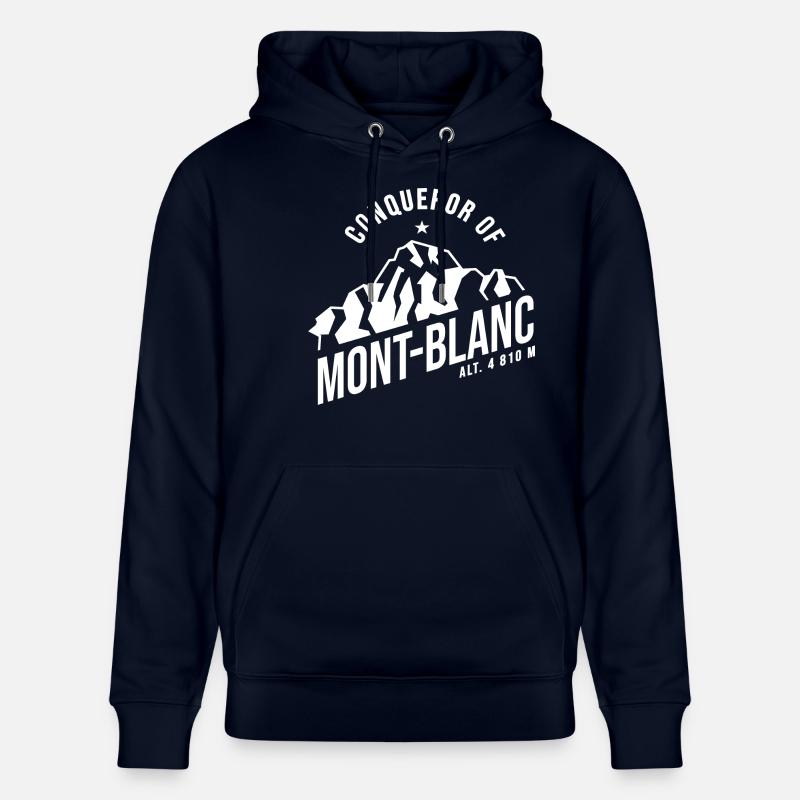 conquérant du Mont Blanc - Sweat à capuche bio CRUISER Stanley/Stella Unisexe - marine