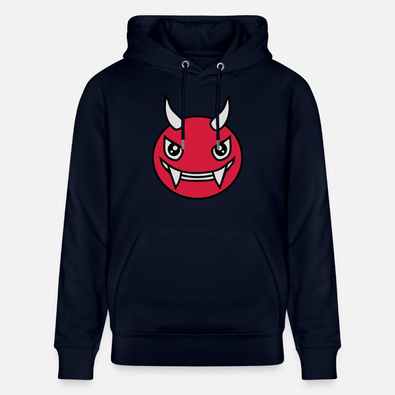 Design Face Evil Devil - Sweat à capuche bio CRUISER Stanley/Stella Unisexe - marine