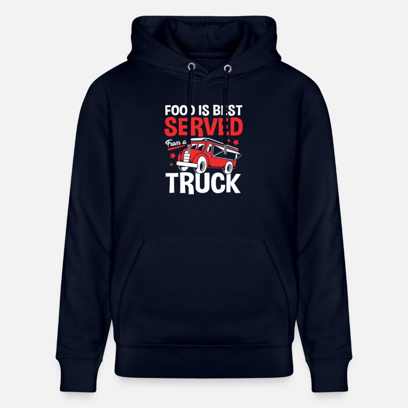 Camion de restauration de snacks - Sweat à capuche bio CRUISER Stanley/Stella Unisexe - marine