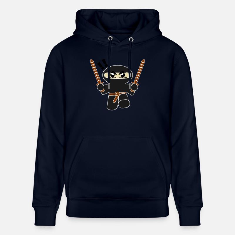 bande dessinée Ninja - Sweat à capuche bio CRUISER Stanley/Stella Unisexe - marine