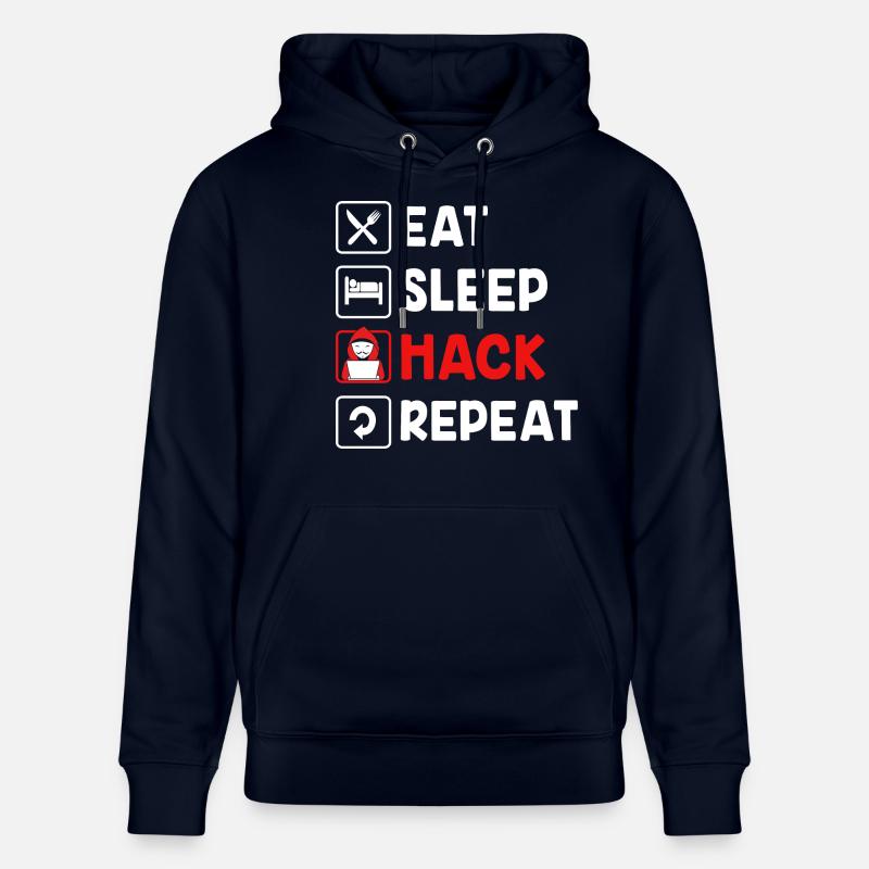 Cybersecurity Cyber Programmierer Hacker - Stanley/Stella Unisex Bio-Hoodie CRUISER - Navy