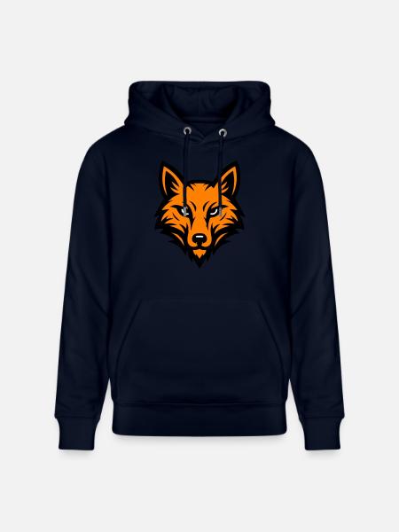 Fox Head - Stanley/Stella CRUISER Unisex Organic Hoodie - navy