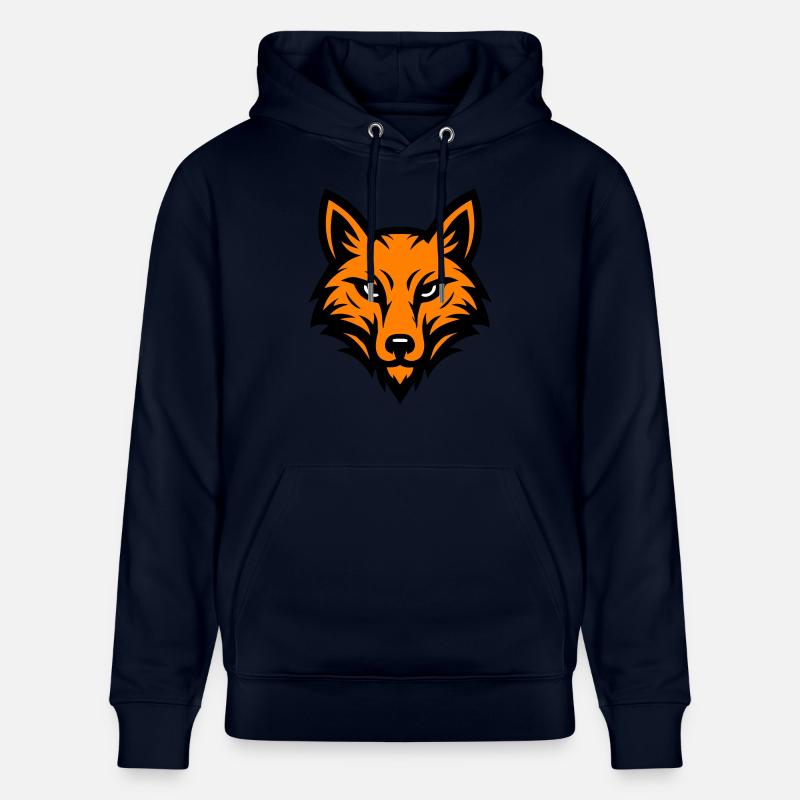Tête de renard - Sweat à capuche bio CRUISER Stanley/Stella Unisexe - marine
