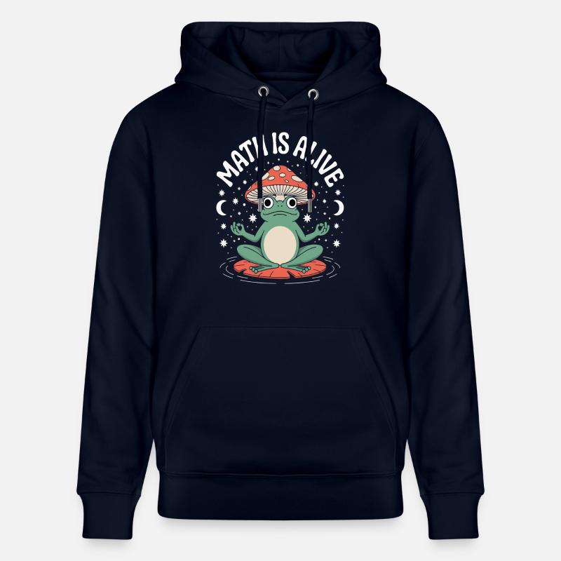 Les mathématiques sont vivantes - Sweat à capuche bio CRUISER Stanley/Stella Unisexe - marine