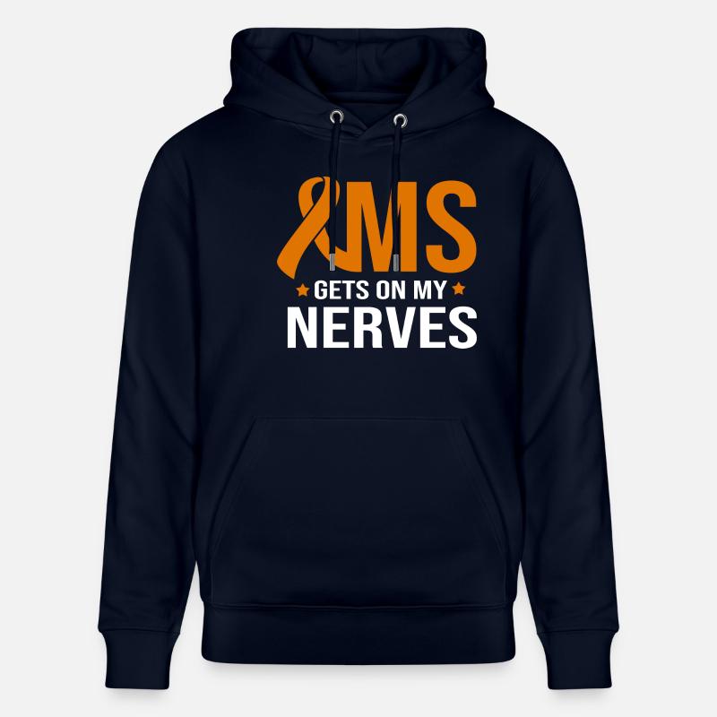 Multiple Sklerose MS - Stanley/Stella Unisex Bio-Hoodie CRUISER  - Navy