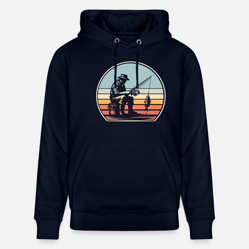 Pêche Pêcheurs Pêche - Sweat à capuche bio CRUISER Stanley/Stella Unisexe - marine