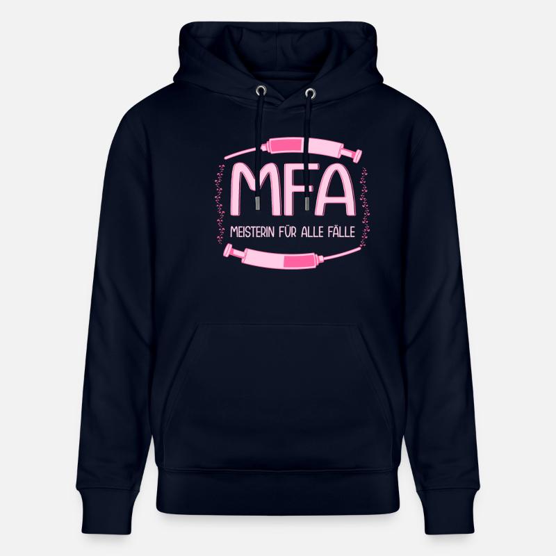 MFA Master Assistant médical - Sweat à capuche bio CRUISER Stanley/Stella Unisexe - marine