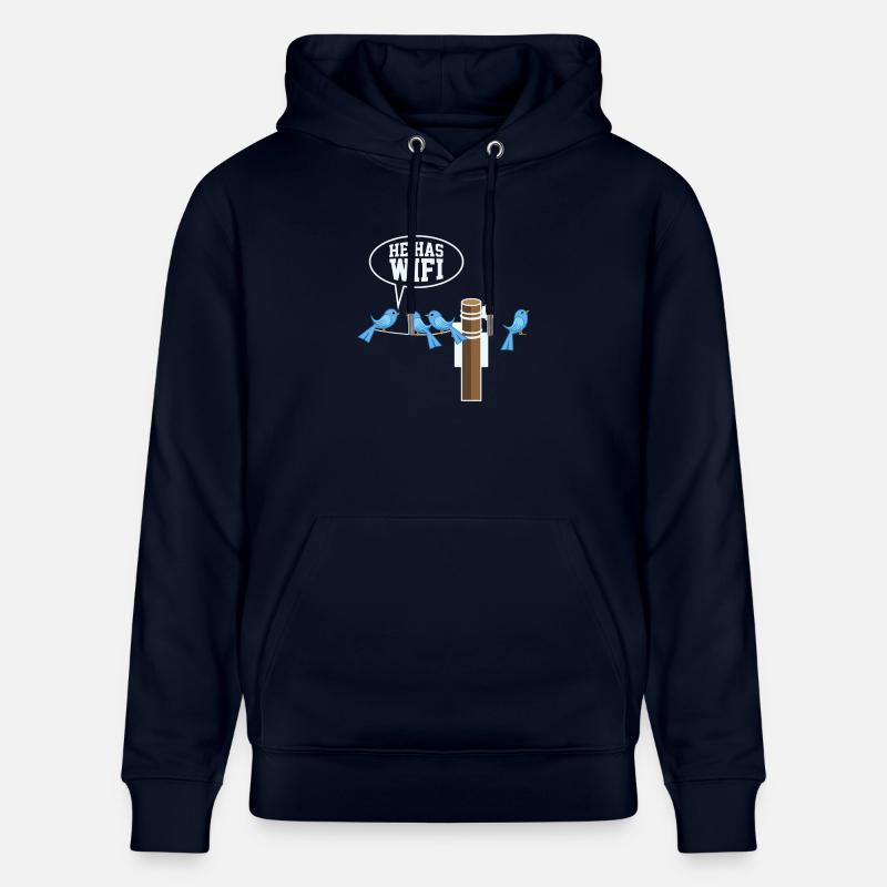 GEEK / NERD: Il W- Lan - Sweat à capuche bio CRUISER Stanley/Stella Unisexe - marine