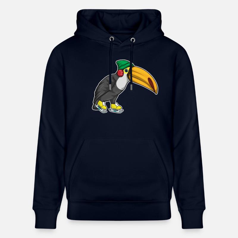 Toucan patins à glace - Sweat à capuche bio CRUISER Stanley/Stella Unisexe - marine
