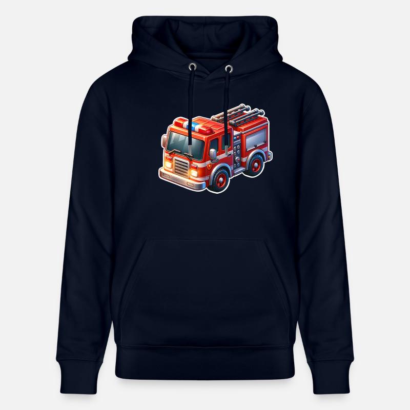 Pompiers - Sweat à capuche bio CRUISER Stanley/Stella Unisexe - marine