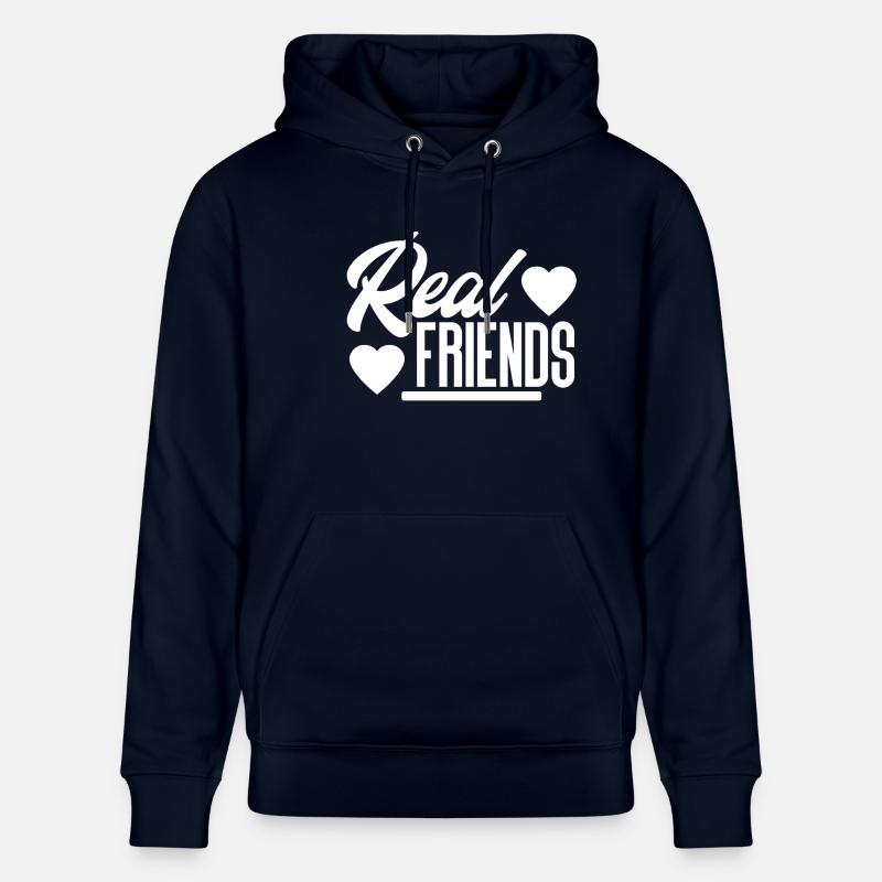 De vrais amis Freundschaft Freunde - Sweat à capuche bio CRUISER Stanley/Stella Unisexe - marine
