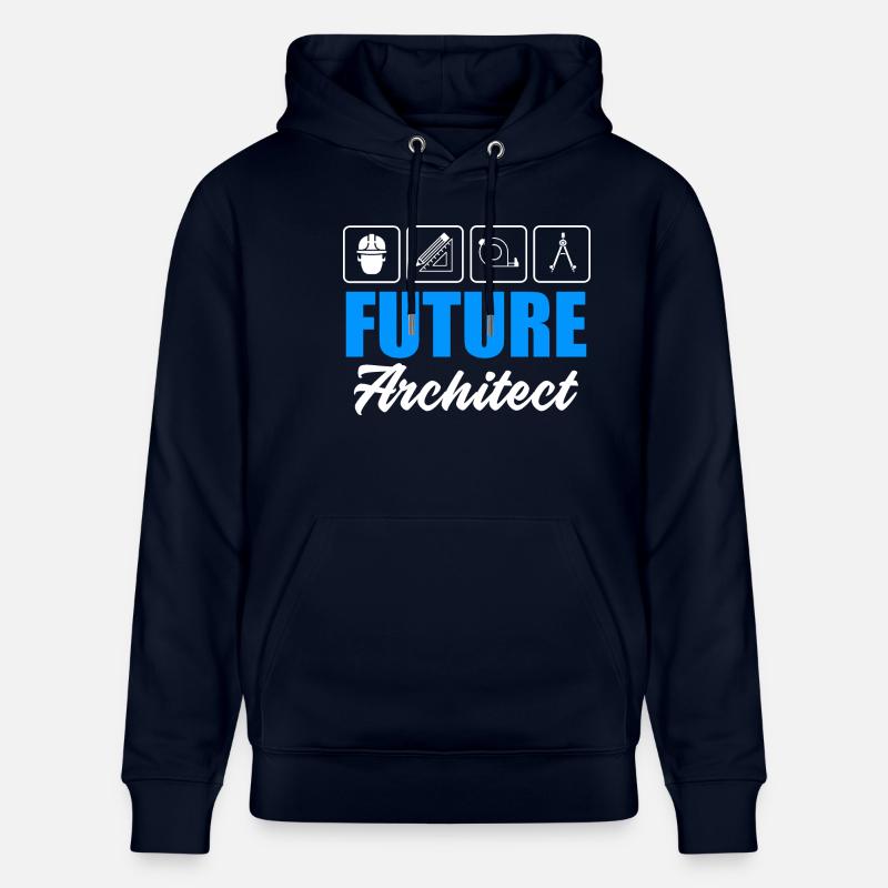 architecture - Sweat à capuche bio CRUISER Stanley/Stella Unisexe - marine