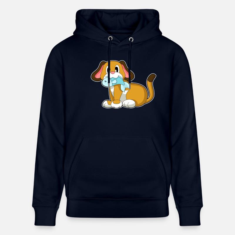 Poisson-chien - Sweat à capuche bio CRUISER Stanley/Stella Unisexe - marine
