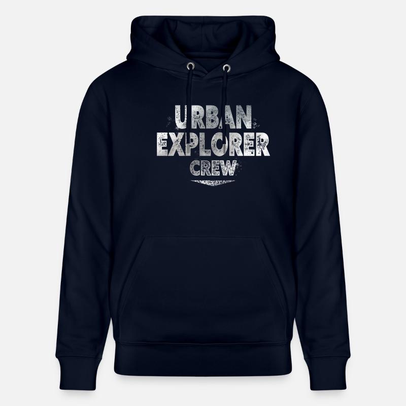 Explorateur urbain - Sweat à capuche bio CRUISER Stanley/Stella Unisexe - marine